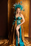 Bee J Stanley LuXee Couture  ~ Butterfly Molded Corset Gown