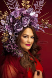 Boujee Bee LuXee Rental ~ Purple Passion Floral Headdress