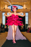 Boujee Bee LuXee ~ Rose Petal Corset Gown