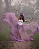 Boujee Bee LuXee Rental ~ Purple Passion Floral Headdress