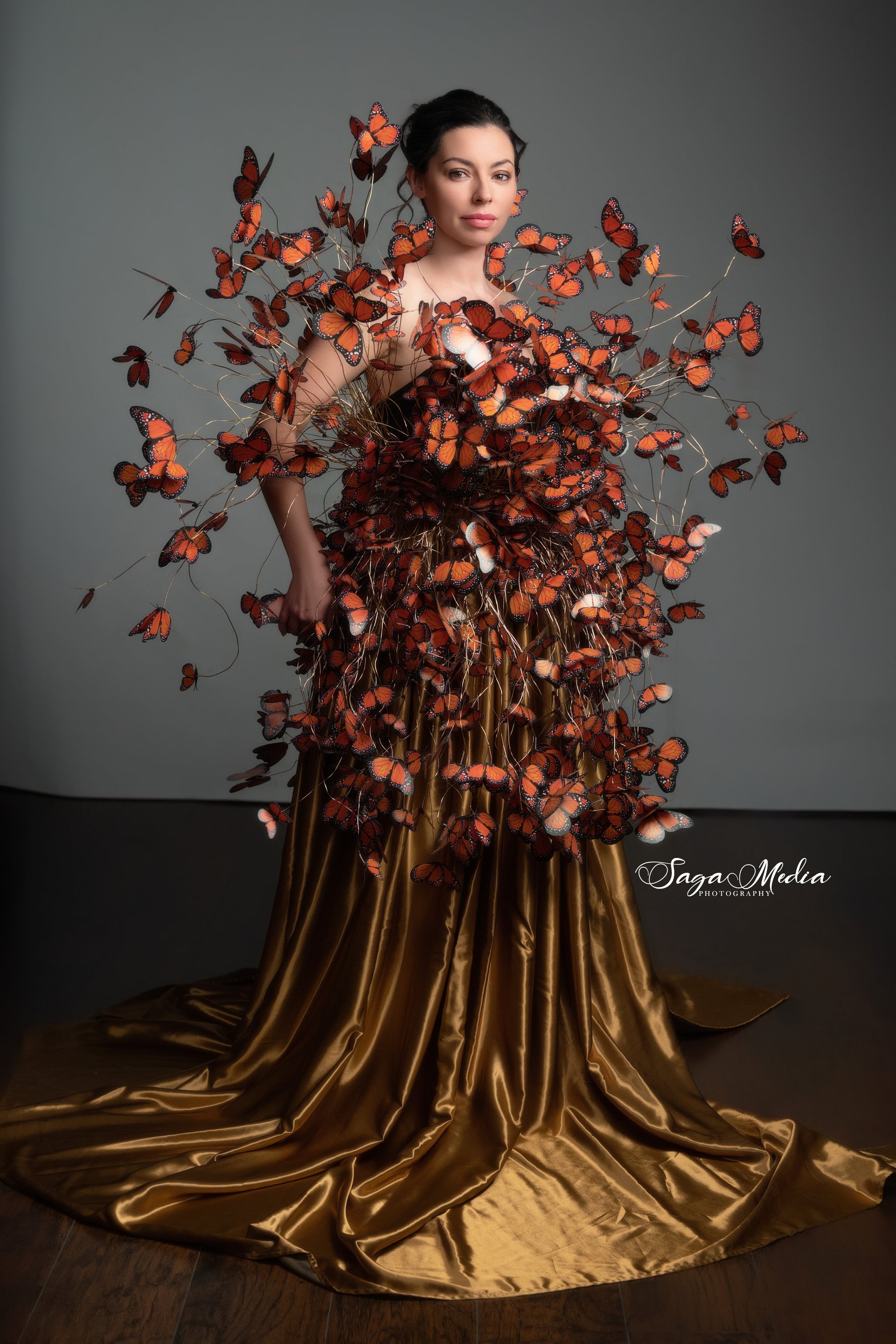 Avant-Garde Couture Gown Rental~Butterflies- Local Rental Only – Blutterfly  Baby Boutique Couture