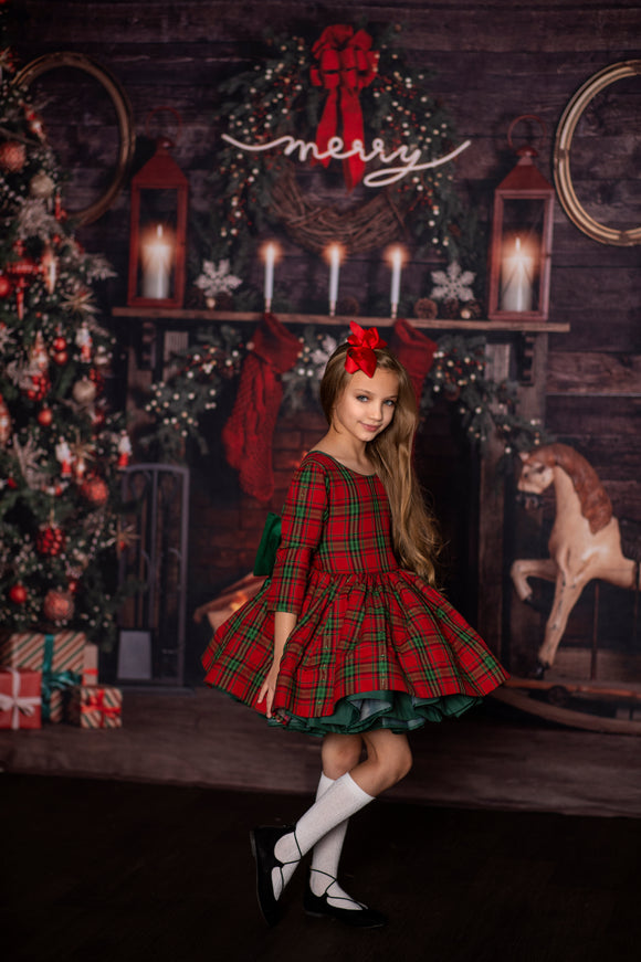 Cupcake Couture Rental~ Christmas Plaid Red