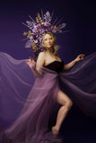 Boujee Bee LuXee ~ Purple Passion Floral Headdress