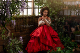 LuXee Couture Gown Rental~ Roses are Red