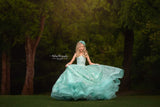 LuXee Couture Gown Rental~ Ariela Mint