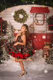Cupcake Couture ~ Christmas Black Plaid ~ Reversible~ Pre-Order