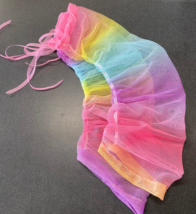 Carnival Couture ~ Rainbow Leg Scrunchies ~ Pre-Order